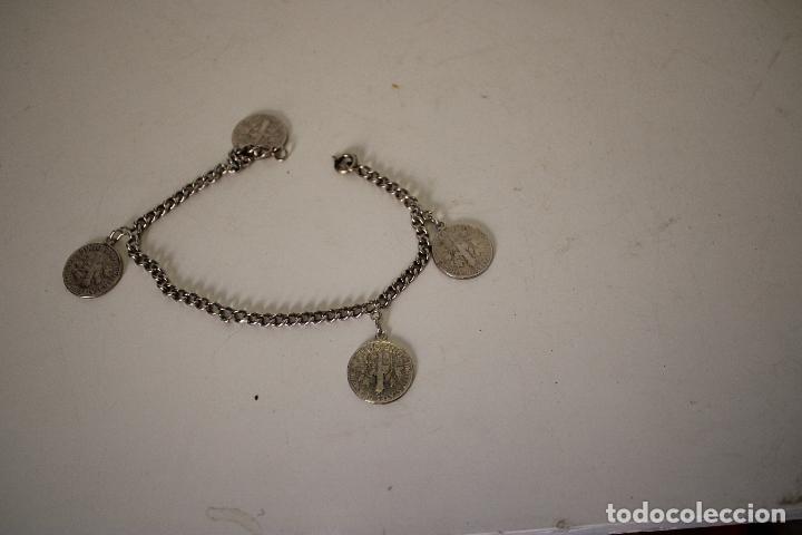 Joyeria: pulsera monedas plata - Foto 1