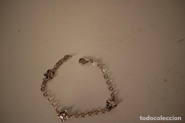 Joyeria: pulsera margaritas plata 925 - Foto 2