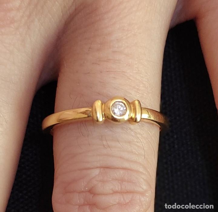 Joyeria: SORTIJA DE ORO AMARILLO Y BRILLANTES - Foto 1
