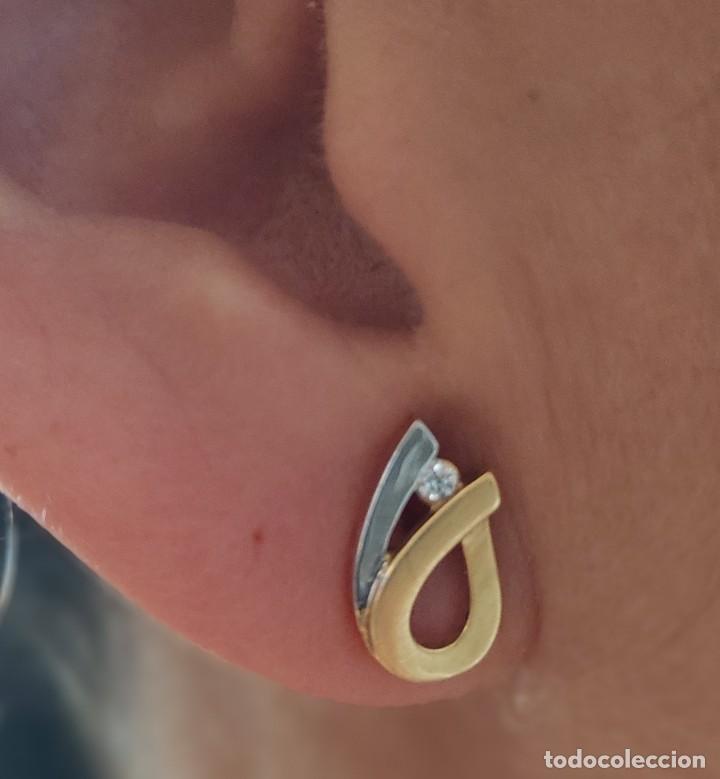 Joyeria: PENDIENTES DE ORO AMARILLO Y BRILLANTES - Foto 1