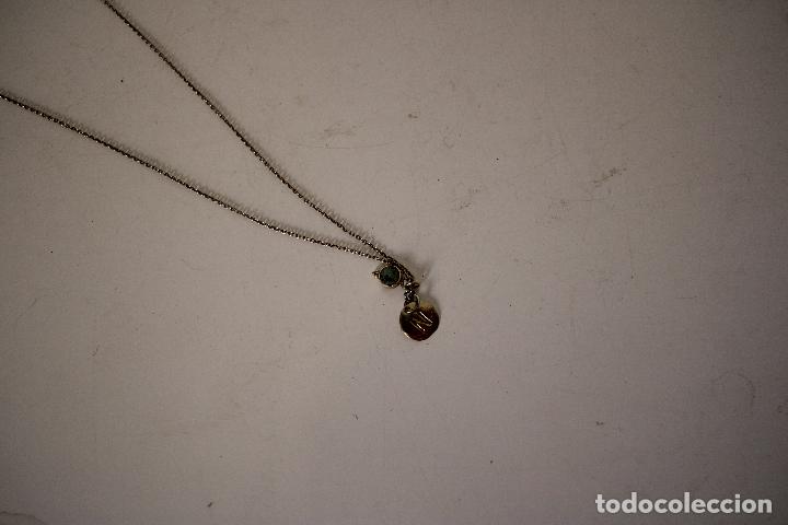 Joyeria: gargantilla plata dorada con la letra N - Foto 5