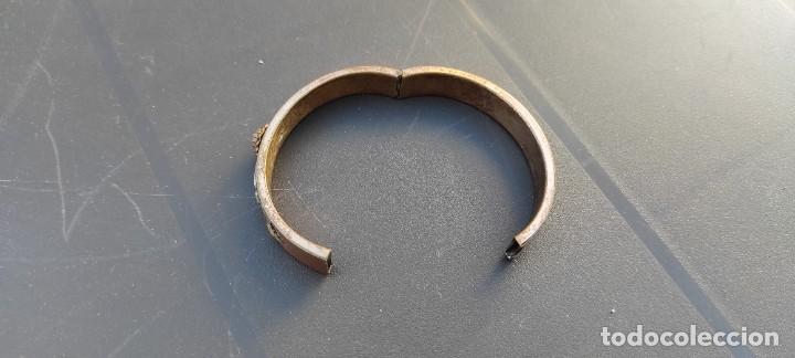 Joyeria: PULSERA EN COBRE Y PLATA SIGLO XIX - Foto 8