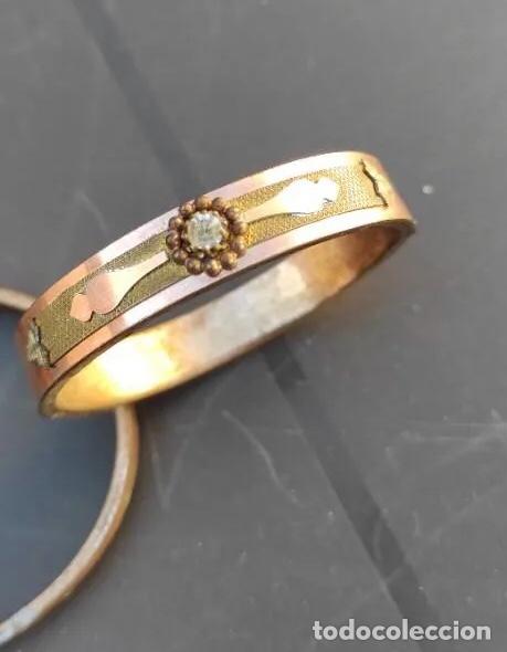 Joyeria: PULSERA EN COBRE Y PLATA SIGLO XIX - Foto 1