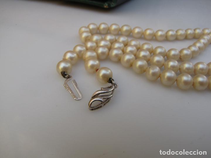 Joyeria: 21.- Collar perlas y plata. Estuche original. Maj&oacute;rica - Foto 11