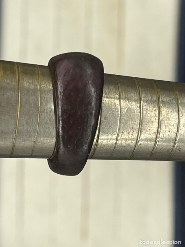 Joyeria: ANILLO DE MADERA COLOR MORADO A&Ntilde;OS 80 - Foto 3