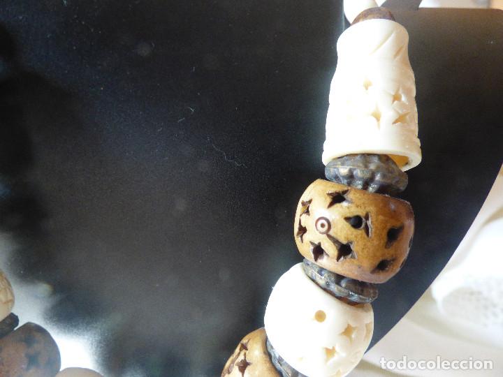 Joyeria: Collar, hueso labrado.India. - Foto 2