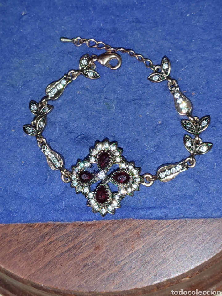 Joyeria: Pulsera con granates y circonitas, joyer&iacute;a. - Foto 2