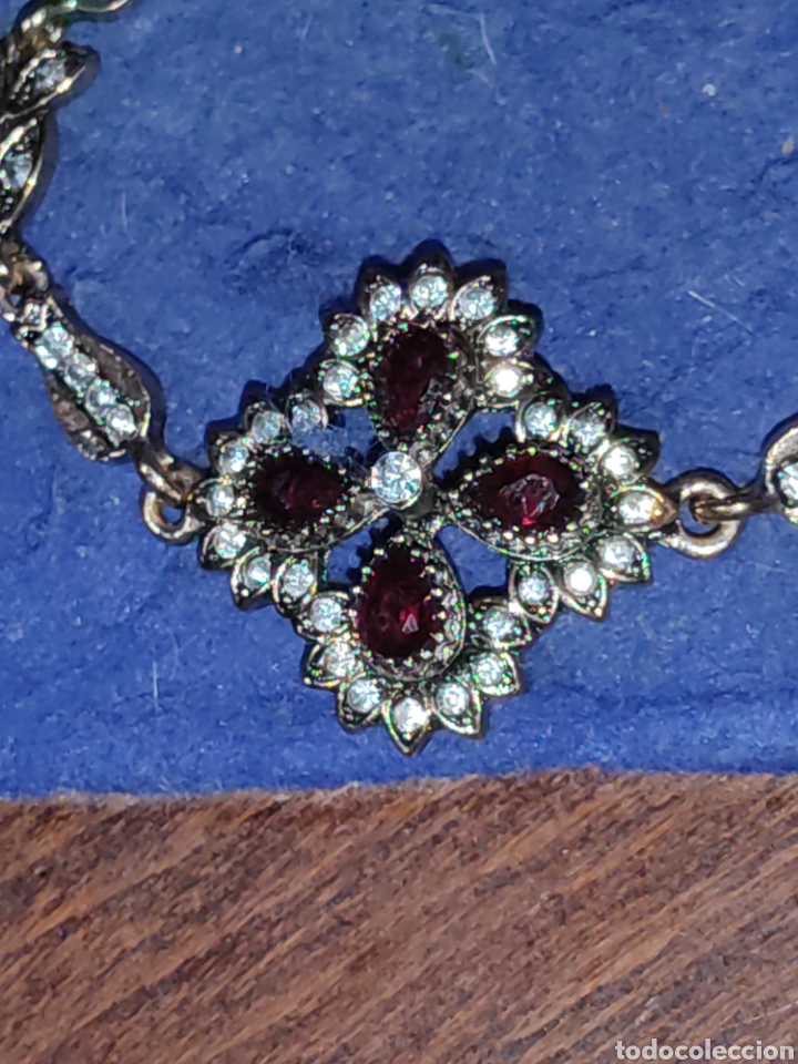 Joyeria: Pulsera con granates y circonitas, joyer&iacute;a. - Foto 3