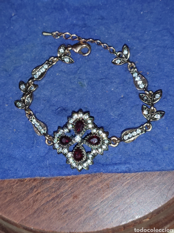 Joyeria: Pulsera con granates y circonitas, joyer&iacute;a. - Foto 4