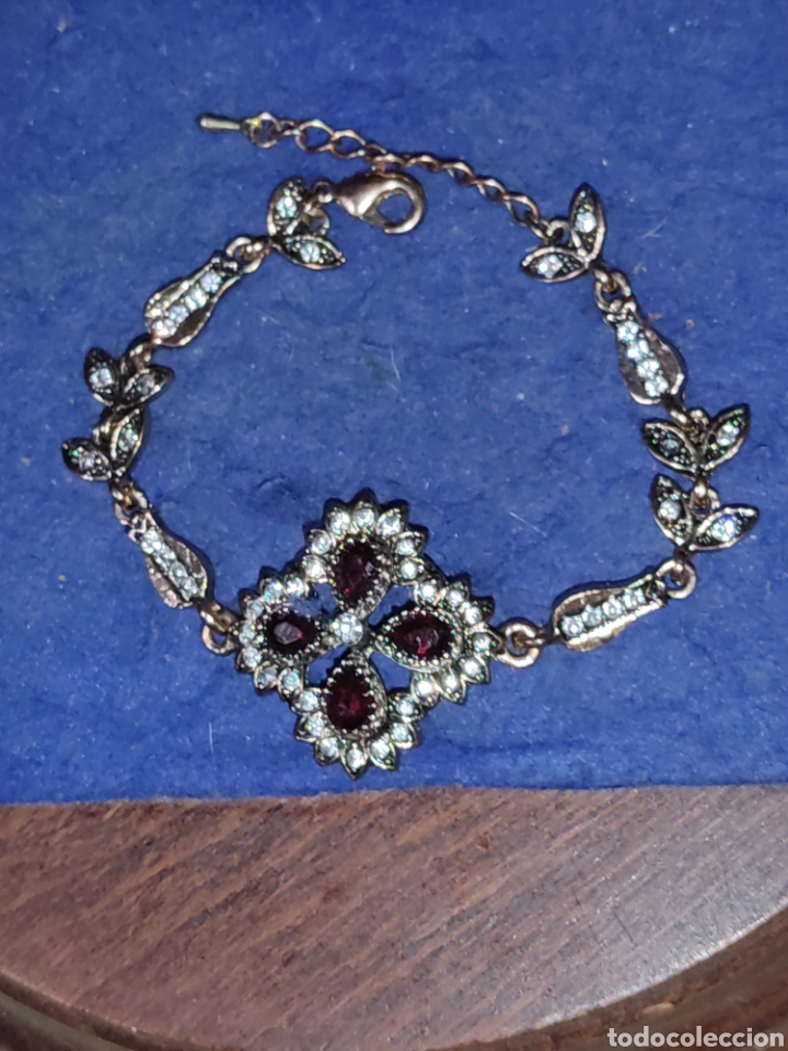 Joyeria: Pulsera con granates y circonitas, joyer&iacute;a. - Foto 1