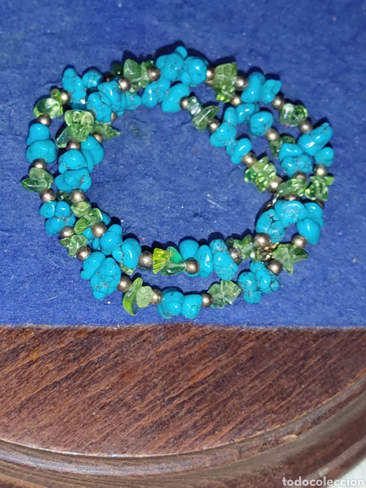 Joyeria: Collar de turquesas y cristales. - Foto 6