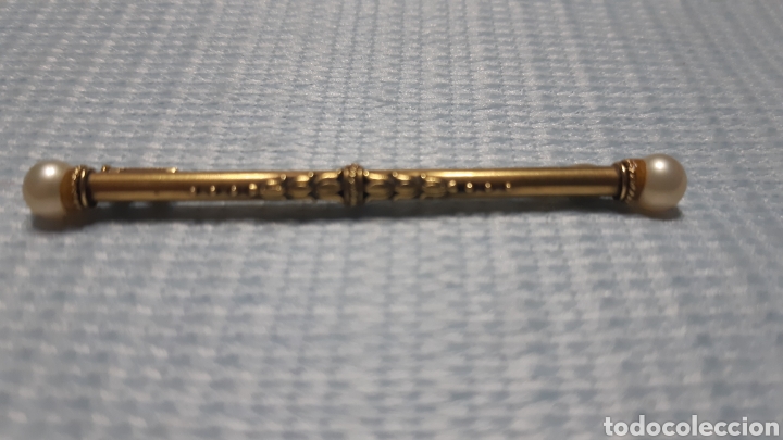 Joyeria: BROCHE DE ORO CON PERLAS FAlsas - Foto 1