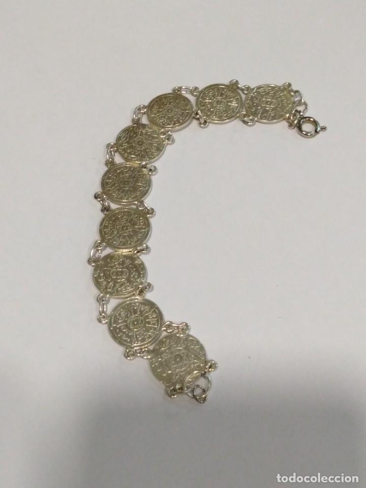 Joyeria: Original pulsera de monedas en plata. REF-3797-ca4 - Foto 3