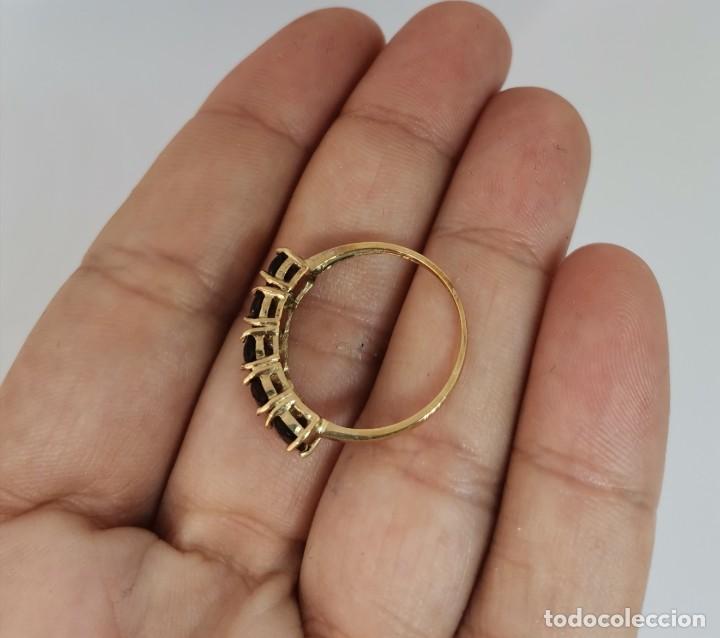 Joyeria: Anillo de Oro amarillo y Topacios Ahumados - Foto 5