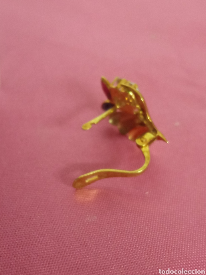 Joyeria: Pendientes de oro de 18 kt con piedras V - Foto 3