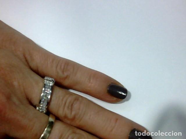 Joyeria: pendientes y anillo oro blanco 18 kts - Foto 3