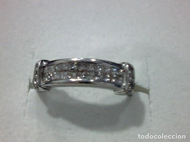 Joyeria: pendientes y anillo oro blanco 18 kts - Foto 5