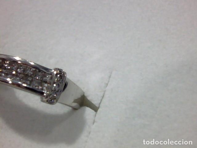 Joyeria: pendientes y anillo oro blanco 18 kts - Foto 6