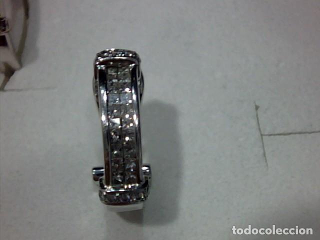 Joyeria: pendientes y anillo oro blanco 18 kts - Foto 7