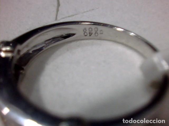 Joyeria: pendientes y anillo oro blanco 18 kts - Foto 10