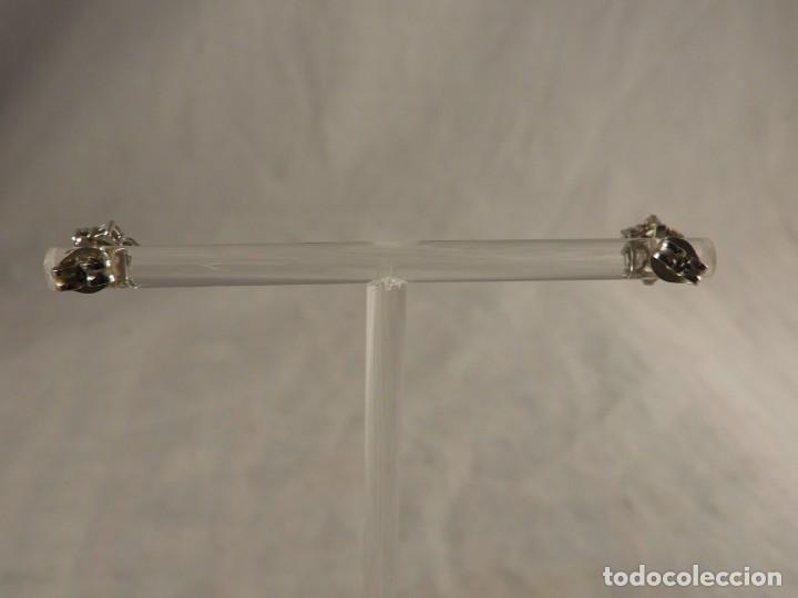 Joyeria: PENDIENTES DE PLATA Y ZIRCONITAS EN PERFECTO ESTADO - Foto 4