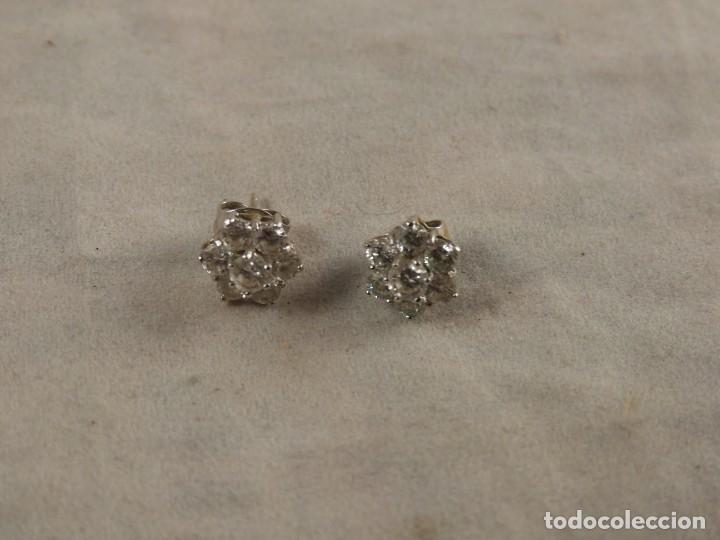 Joyeria: PENDIENTES DE PLATA Y ZIRCONITAS EN PERFECTO ESTADO - Foto 7