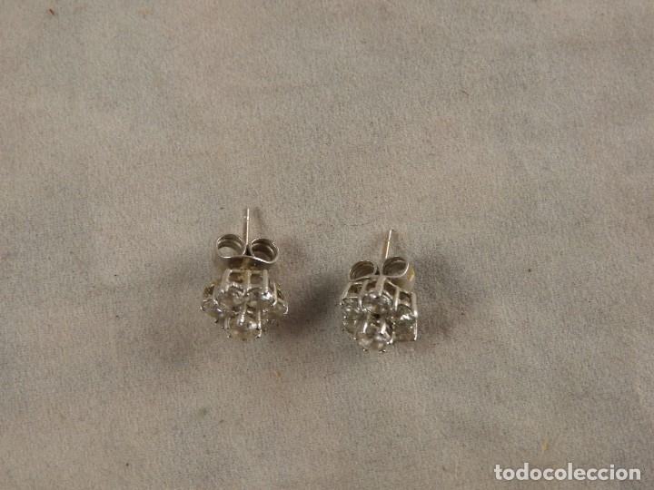 Joyeria: PENDIENTES DE PLATA Y ZIRCONITAS EN PERFECTO ESTADO - Foto 8