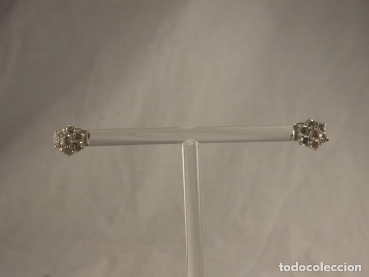 Joyeria: PENDIENTES DE PLATA Y ZIRCONITAS EN PERFECTO ESTADO - Foto 9