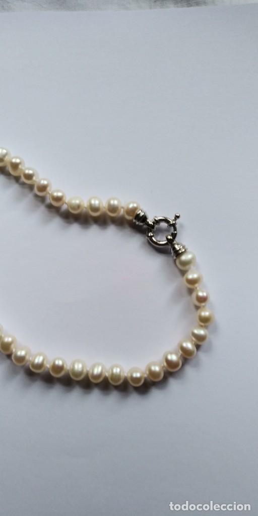 Joyeria: COLLAR DE PERLA Y CZ VERDE. - Foto 4