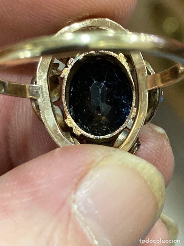 Joyeria: Bonito anillo art deco, oro de 14 klts, talla grande (20) - Foto 8 - 302383073
