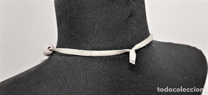 Joyeria: Vintage Collar de baldosas de n&aacute;car rosa y blanco - Foto 5