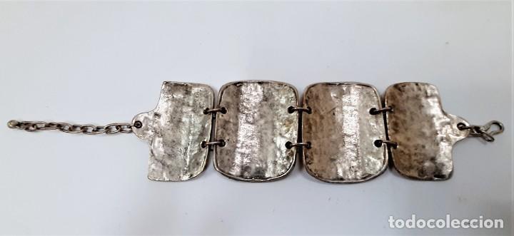 Joyeria: Pulsera pesada Tile Chunky chapada en plata - Foto 3