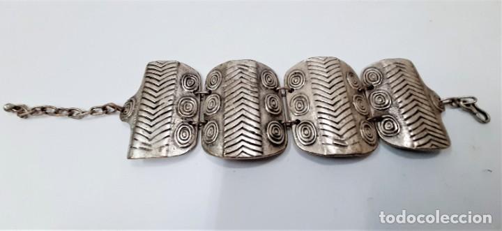 Joyeria: Pulsera pesada Tile Chunky chapada en plata - Foto 5