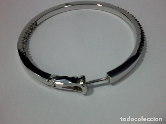 Joyeria: aros oro blanco 18 kts con diamantes - Foto 5