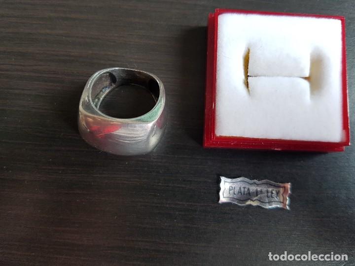Joyeria: Gran Anillo de Plata de 1&ordf; ley --- 18,0 mm. --- - Foto 3