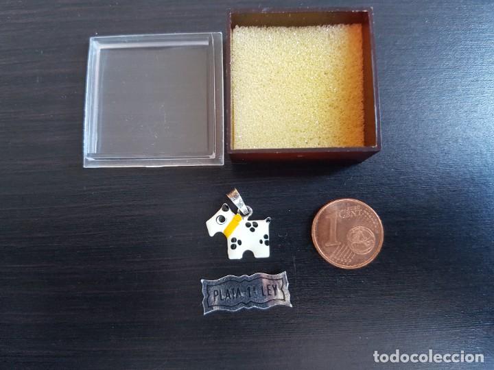 Joyeria: Colgante Perro de Plata de 1&ordf; Ley con esmalte. - Foto 1