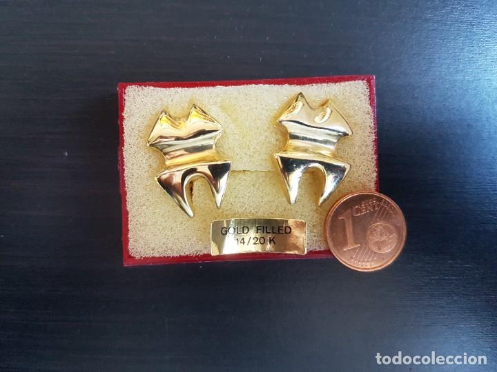 Joyeria: Pendientes de Oro Gold Filled // con cierre catal&aacute;n. - Foto 1