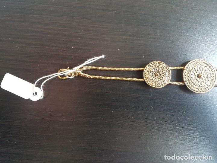 Joyeria: Pendientes y pulsera dorados - Foto 5