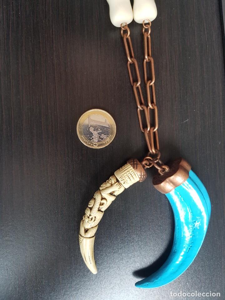 Joyeria: Collar grande colmillos 3 monos - Foto 7