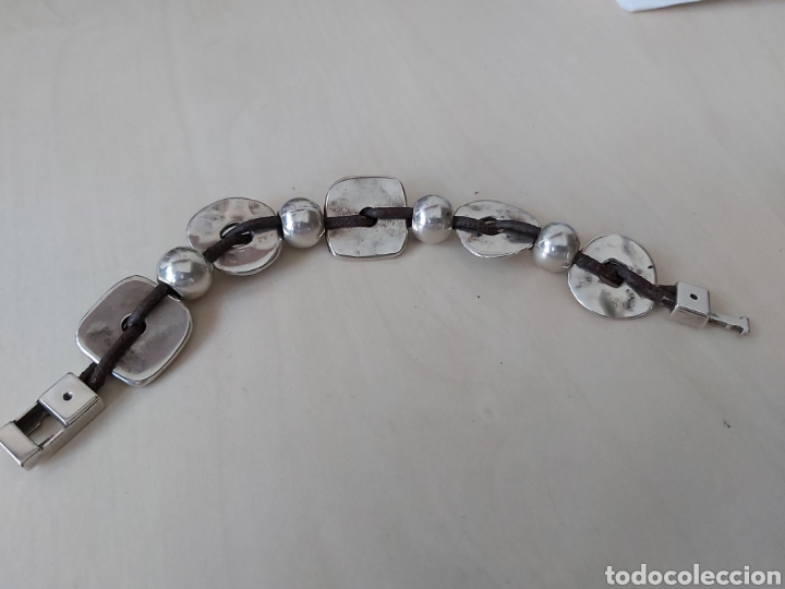 Joyeria: Pulsera de cuero y Zamak. - Foto 5