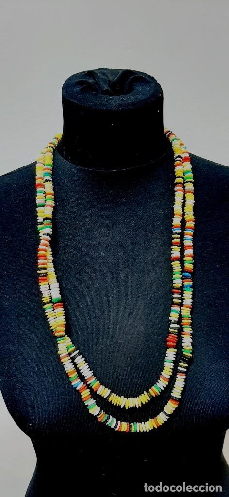 Joyeria: Collar de perlas de pl&aacute;stico de colores con estrellas 1.4.49 - Foto 1
