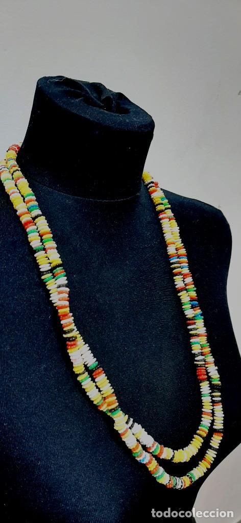 Joyeria: Collar de perlas de pl&aacute;stico de colores con estrellas 1.4.49 - Foto 2