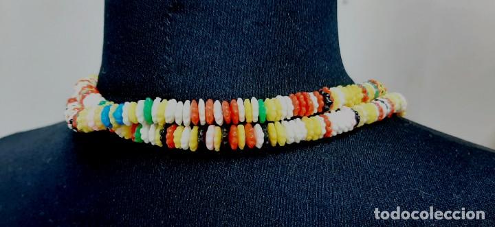 Joyeria: Collar de perlas de pl&aacute;stico de colores con estrellas 1.4.49 - Foto 3