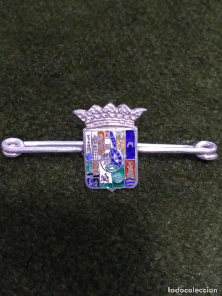 Joyeria: Alfiler, broche escudo, plata y esmalte. REF- 3668 - Foto 1