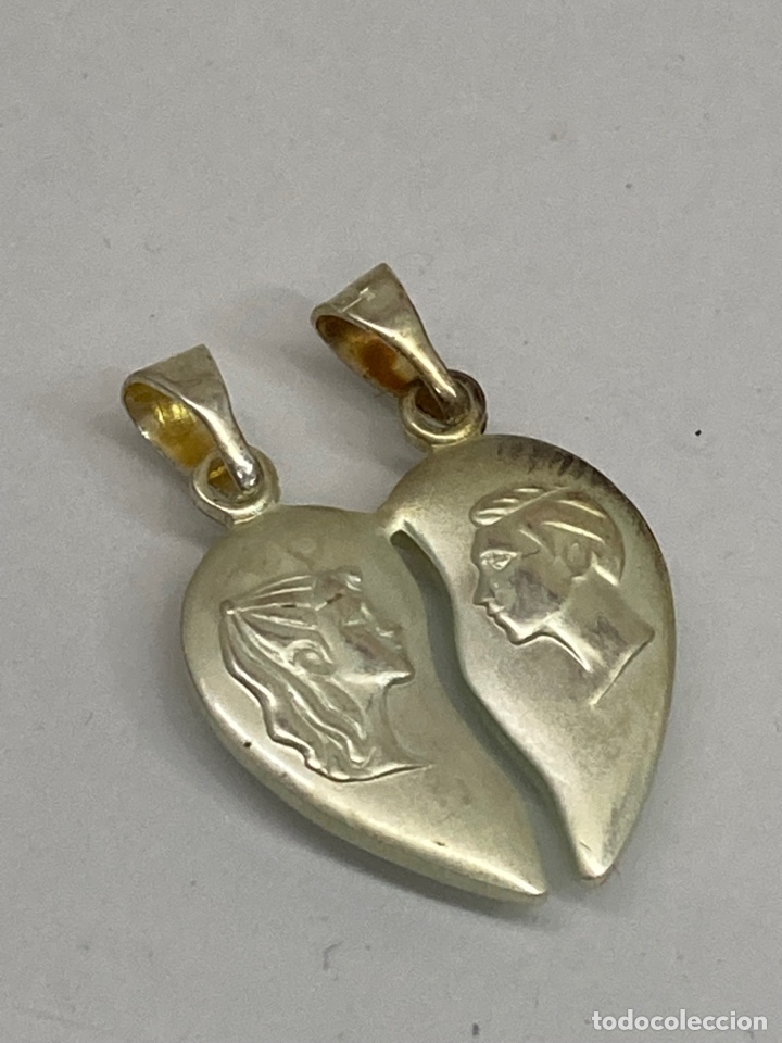 Joyeria: Colgante de plata tu y yo corazon - Foto 1