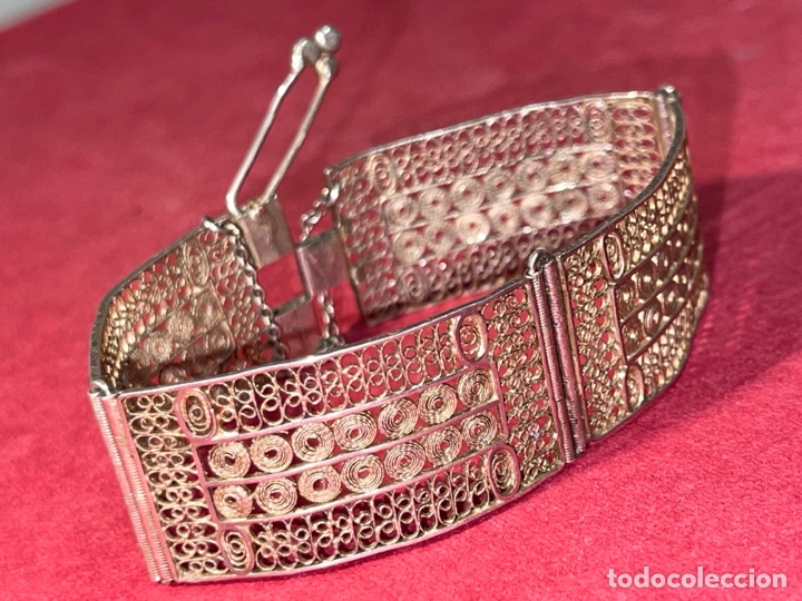 Joyeria: Antigua pulsera en filigrana - Foto 3