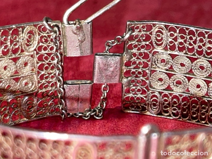 Joyeria: Antigua pulsera en filigrana - Foto 4