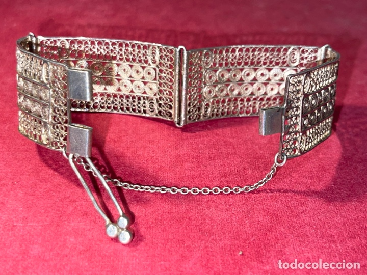 Joyeria: Antigua pulsera en filigrana - Foto 7