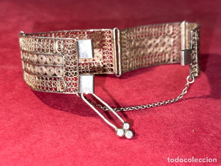 Joyeria: Antigua pulsera en filigrana - Foto 8