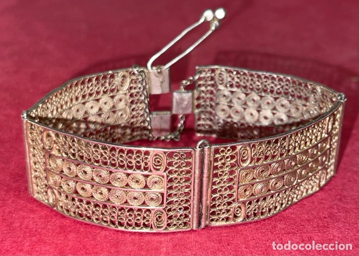 Joyeria: Antigua pulsera en filigrana - Foto 1